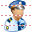 Police officer icon