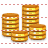 Gold coins icon