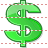 Green dollar icon