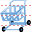 Hand cart icon