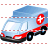 Ambulance car icon