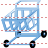 Hand cart icon