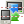 PC-PDA synchronization icon