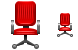 Office chair icons