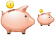 Piggy bank icons