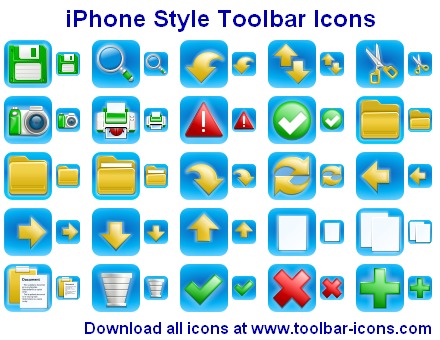 iPhone Style Toolbar Icons 2013.1 full
