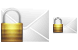 Secured message icons