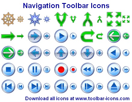 Click to view Navigation Toolbar Icons 2011.1 screenshot