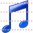 Music notes icon