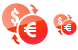 Conversion of currency icons