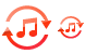 Music converter icons