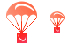 Parachute icons
