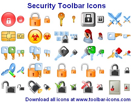 Screenshot for Security Toolbar Icons 2011.1